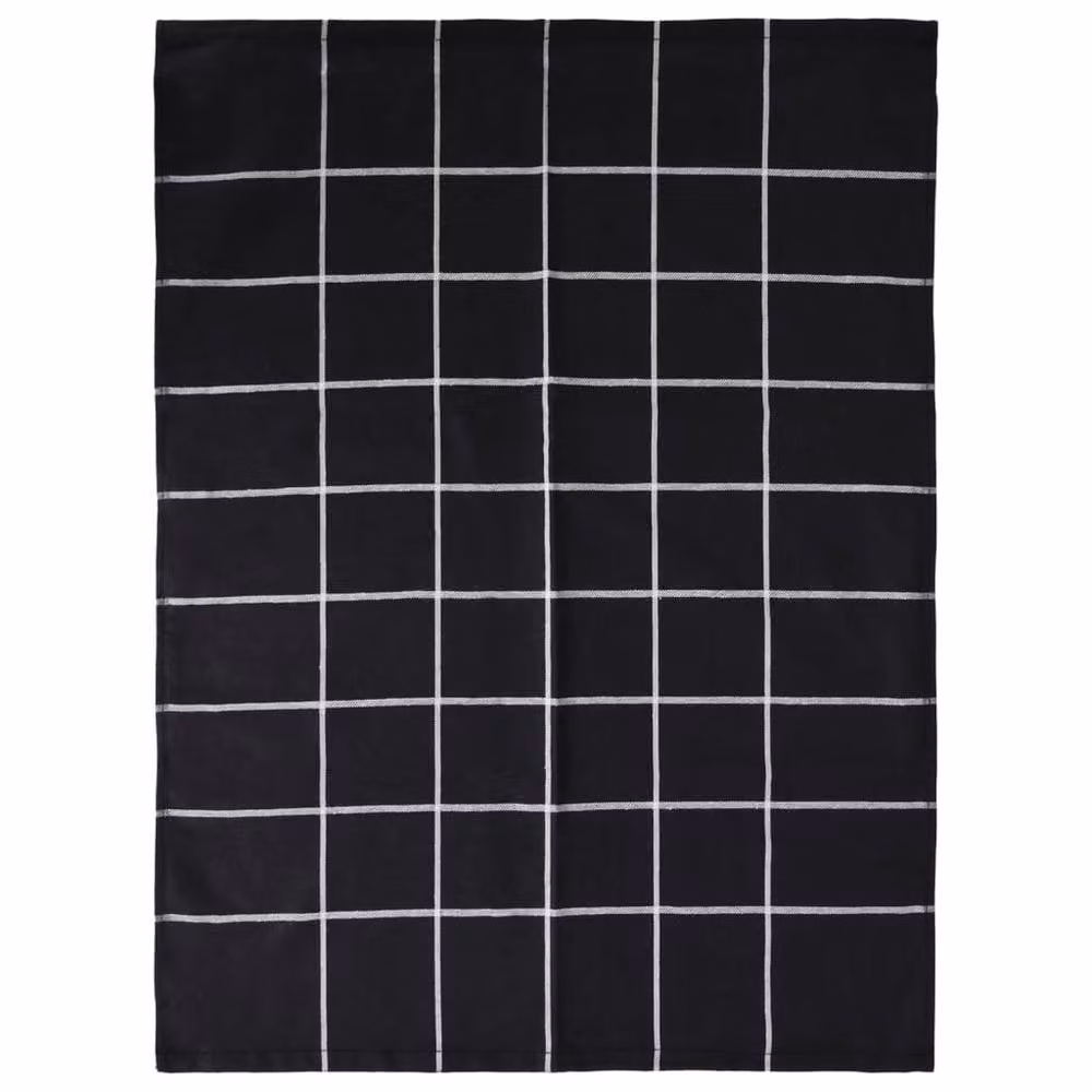 Berkfield Home 12 Piece Black Cotton Towel Set for Adults – 5