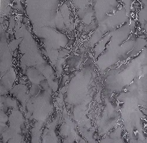 Arthouse Carrara Marble Effect Wallpaper in Grey, Abstract Modern Design, Roll 10.05m x 0.53m – 1