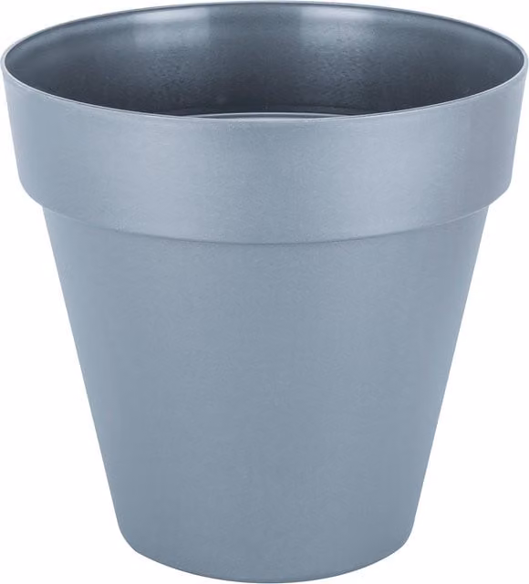 Essence Rio Round Planter Pot in Pebble Grey, Diameter: 34 cm