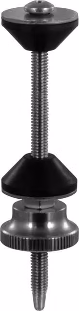McAlpine Stainless Steel Mounting Set in Black