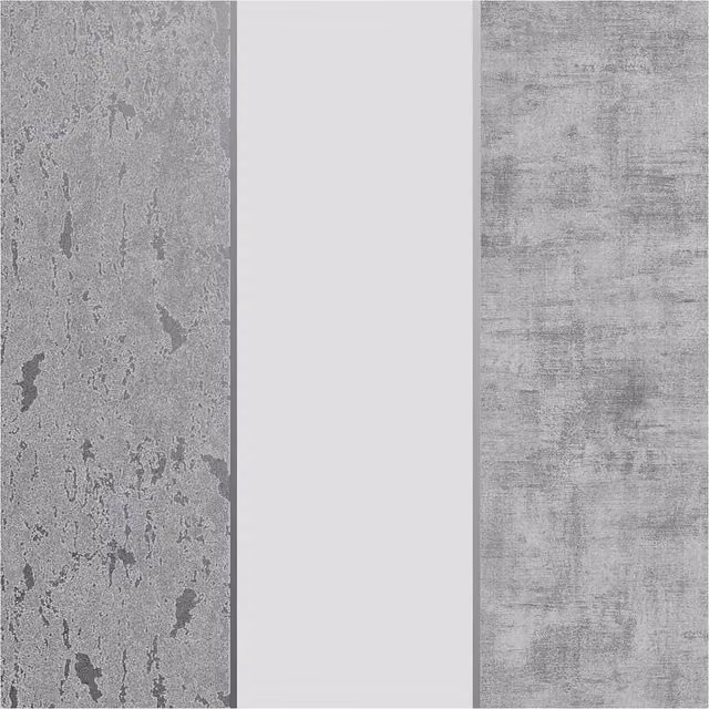 Superfresco Grey Milan Suede Effect Striped Wallpaper, Matt Finish, Width: 52 cm
