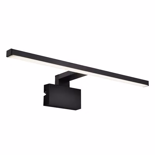 Nordlux Marlee Black Metal LED Wall Light for Bathrooms, IP44, 4000k