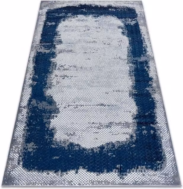 RugsX Core Abstract Modern Blue Rug, W: 140 cm, L: 190 cm – 1