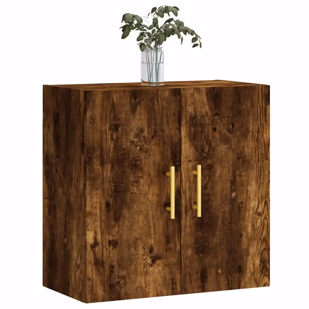 Berkfield Home Smoked Oak Wall Cabinet in Brown, W/D/H: 60 x 31 x 60 cm – 3