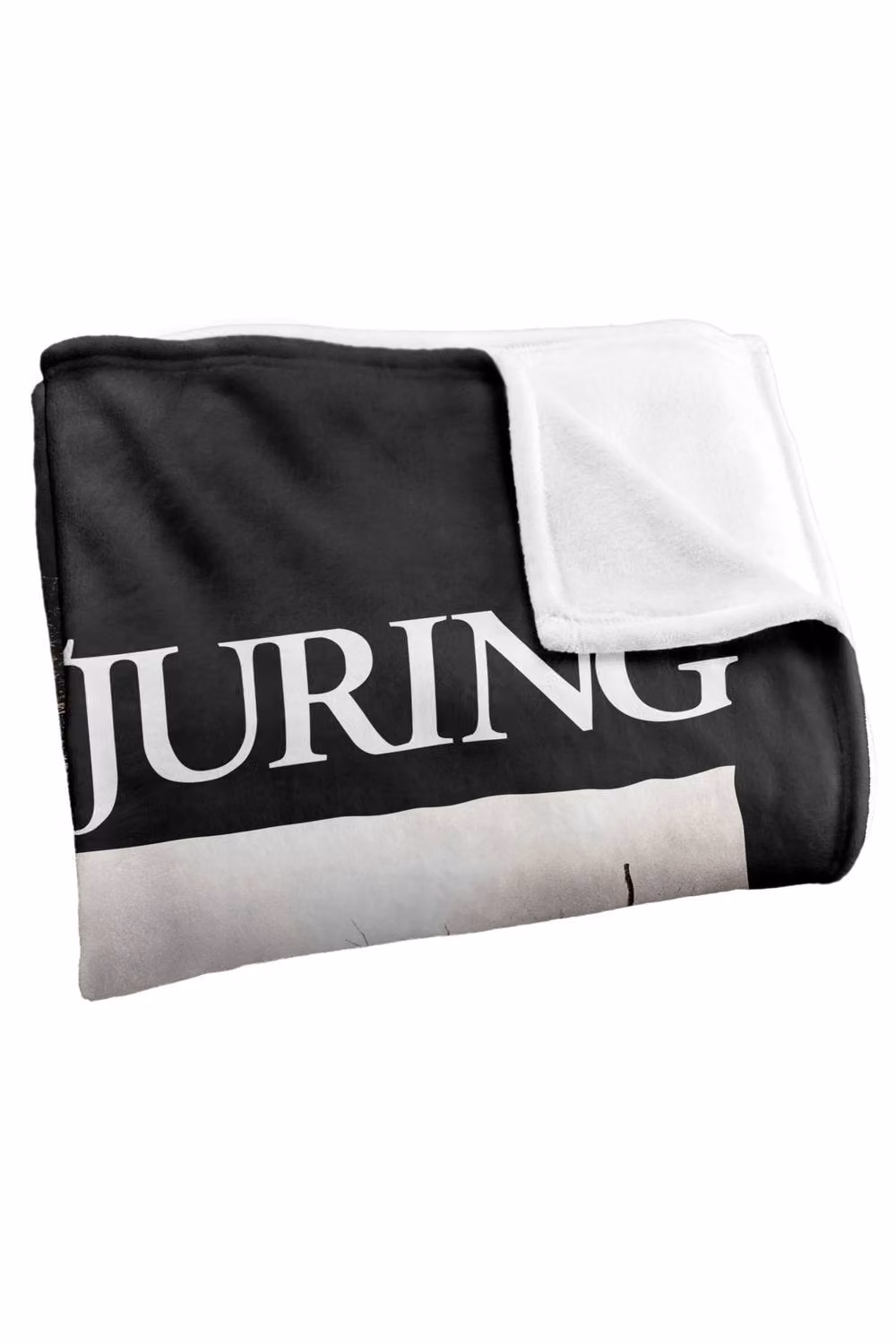 Warner Bros. The Conjuring Poster Super Soft Fluffy Polyester Throw Blanket in Multicolour and Black, Large – 5