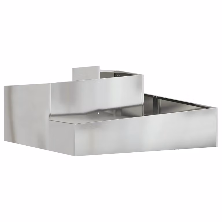 Berkfield Home Galvanised Metal Planter Tub in Silver