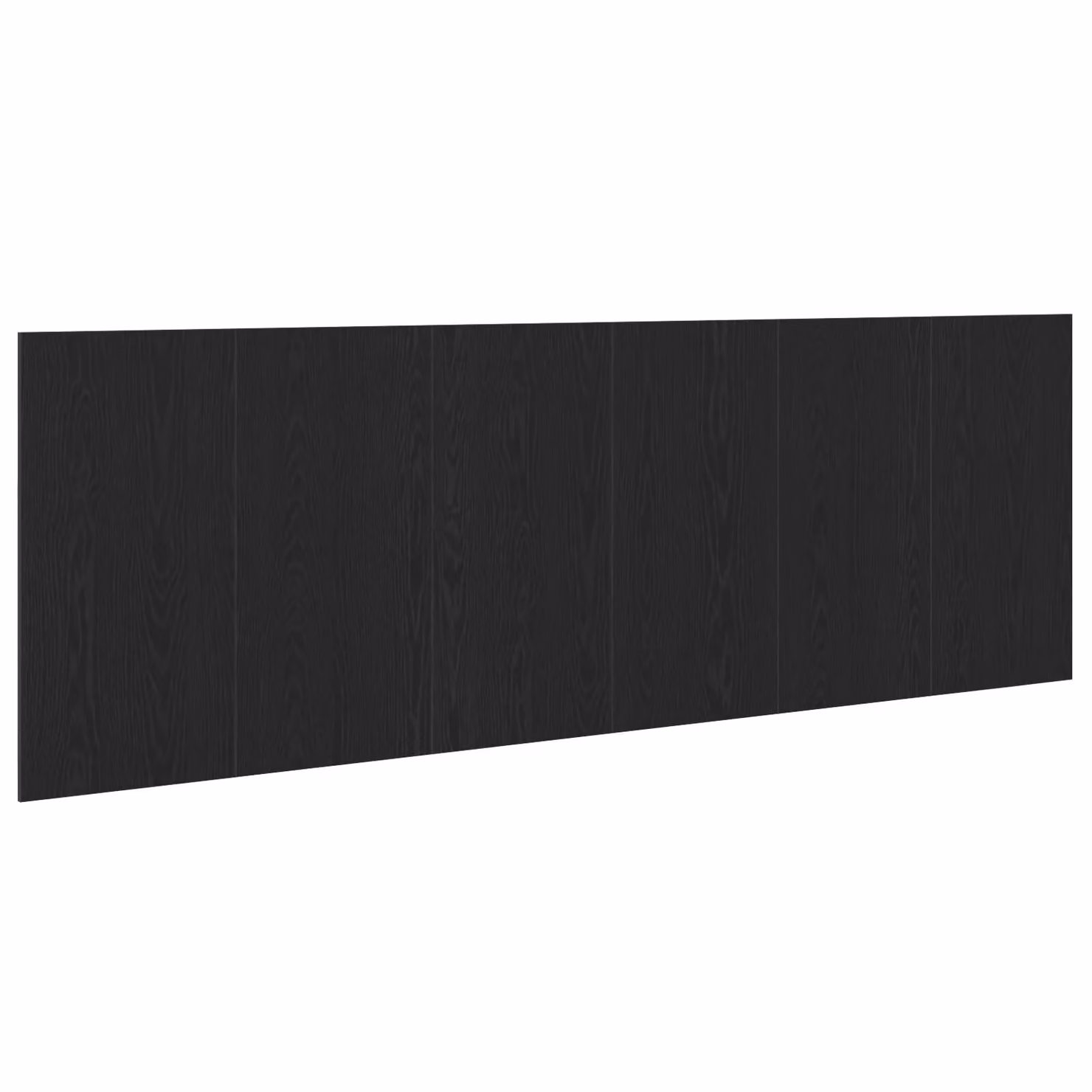 Berkfield Home Black Oak Wall Mounted Headboard in Engineered Wood, W: 240 cm, D: 1.5 cm, H: 80 cm – 2