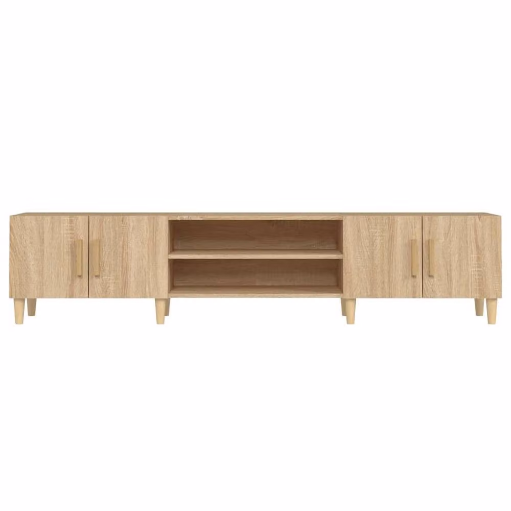 Berkfield Home Sonoma Oak TV Cabinet in Brown, W: 180 cm, D: 40 cm, H: 31.5 cm – 4