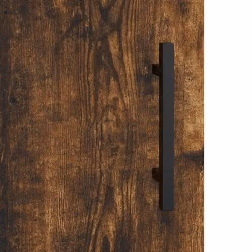 vidaXL Modern Sideboard and Storage Cabinet in Smoked Oak Finish – 5