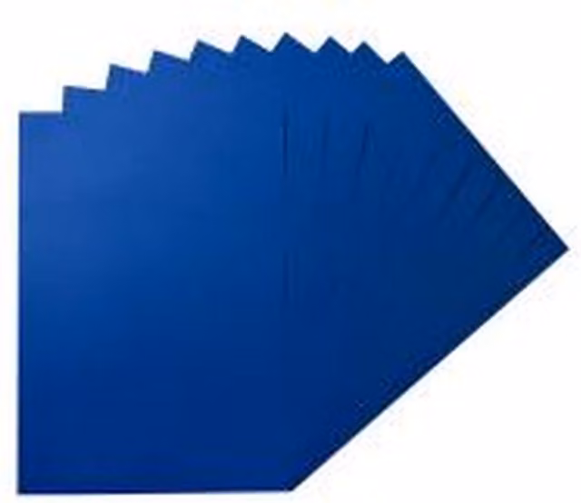 Janrax Pack of 100 Blue Coloured Paper Sheets, 75gsm