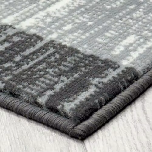 runrug Soft and Luxurious Hallway Runner Rug in Grey, W/D/H: 60 x 390 x 0.9 cm – 5