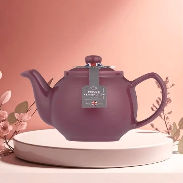 Price Kensington Magenta Stoneware 2 Cup Non Drip Teapot, 450ml