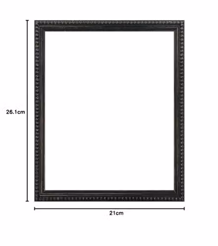 Crown Black Bobbin Wooden Rectangular Single Picture Frame – 5
