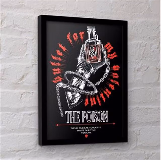 Bullet For My Valentine The Poison Framed Paper Poster in Black – 1