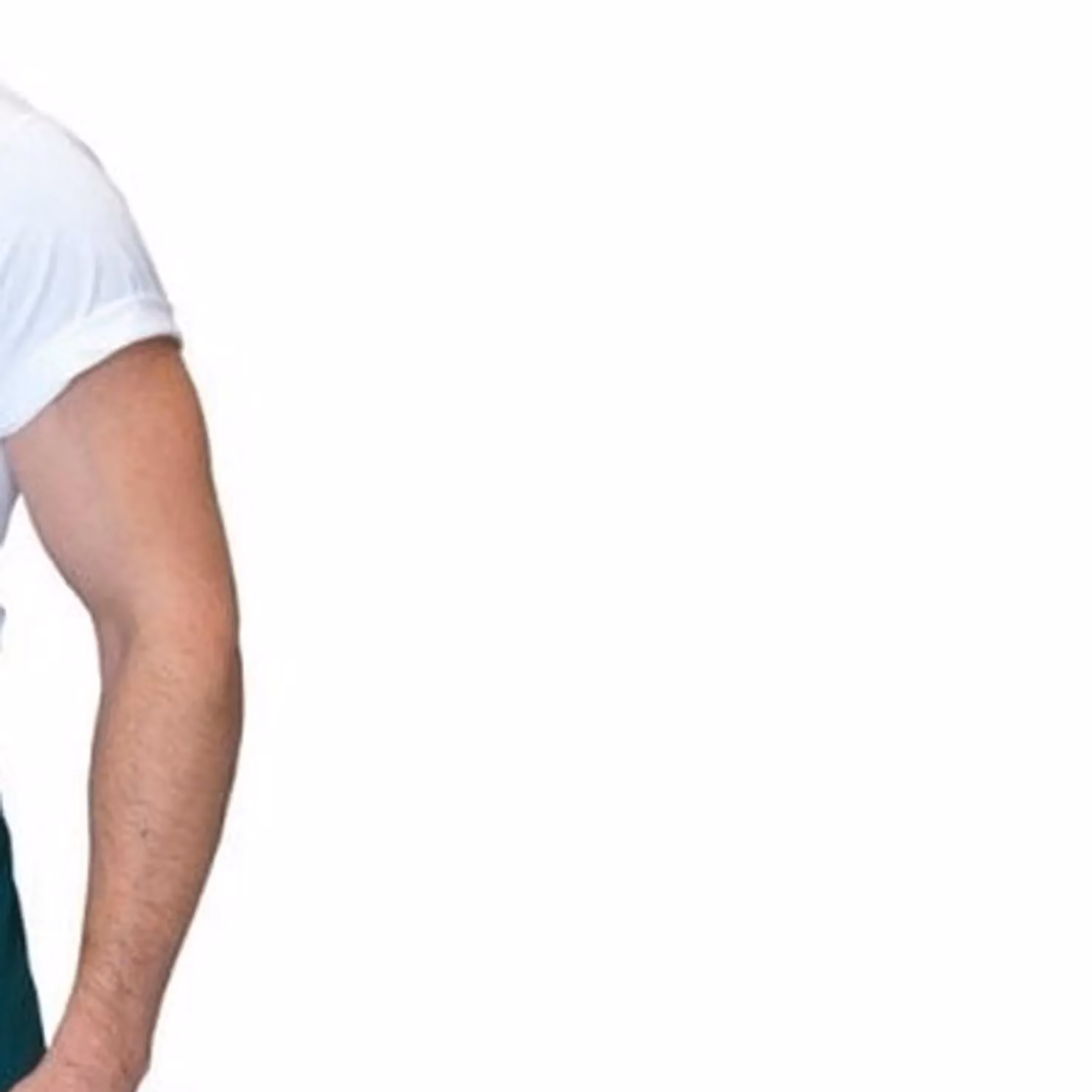 Dennys Cross Back Apron in Green and Grey – 2