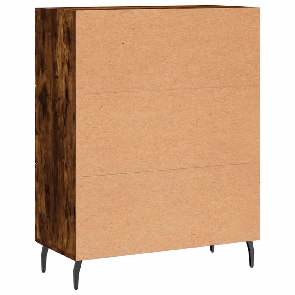 Berkfield Home Smoked Oak Sideboard in Brown, W/D/H: 69.5 x 34 x 90 cm – 6