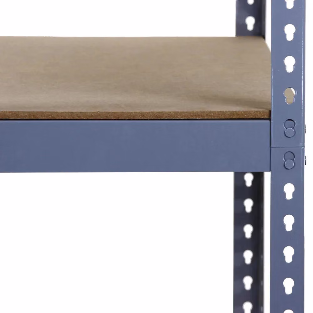 Monstershop Q-Rax Set of 3 Industrial Shelving Units, Grey, W/D/H: 120 x 50 x 180 cm – 4