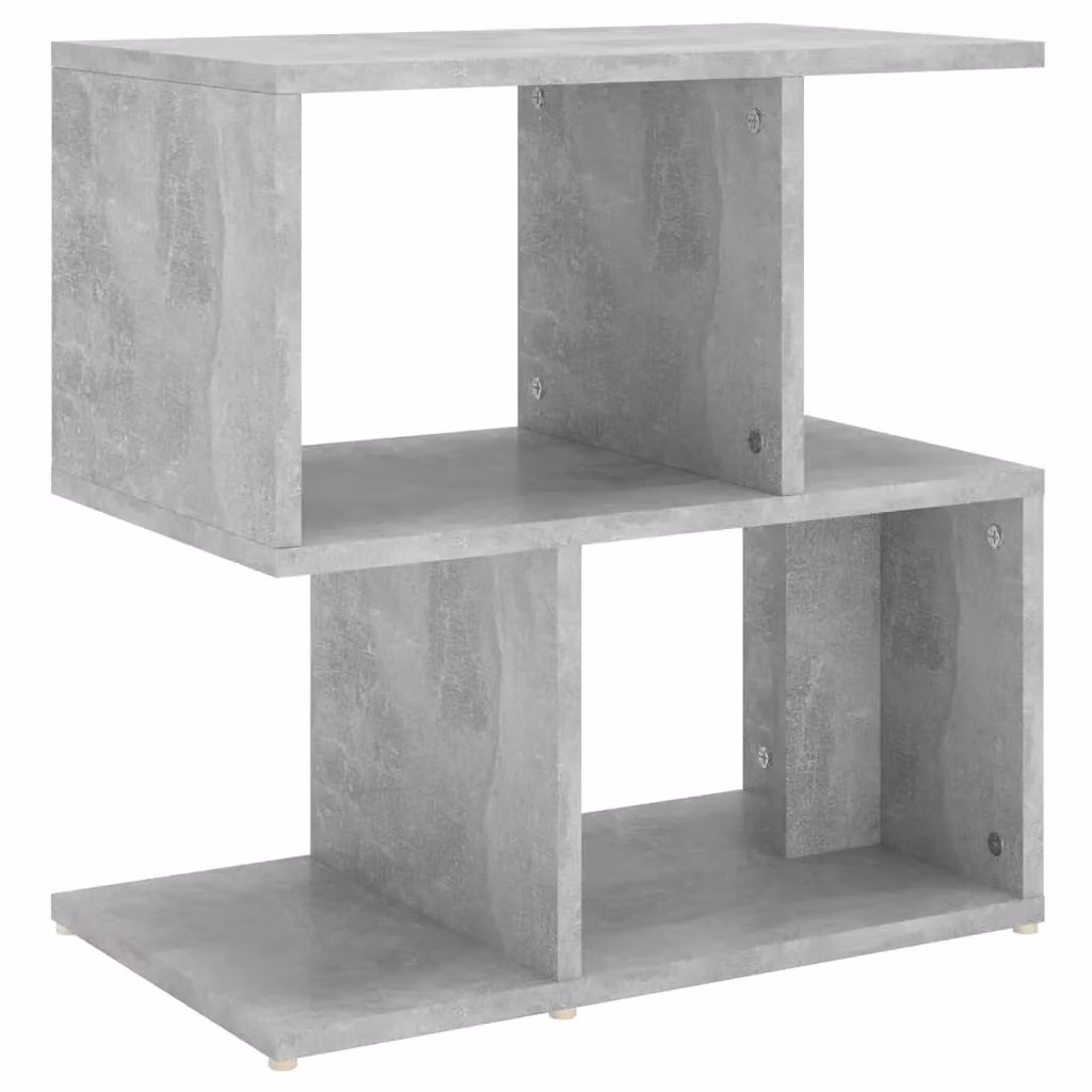 Berkfield Home Bedside Cabinet in Concrete Grey, W/D/H: 50 x 30 x 51.5 cm – 2