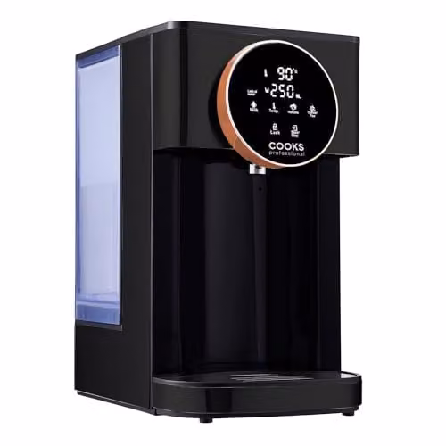 Cooks Professional Digital Hot Water Dispenser 2600W with 4L Tank in Black and Gold – 1
