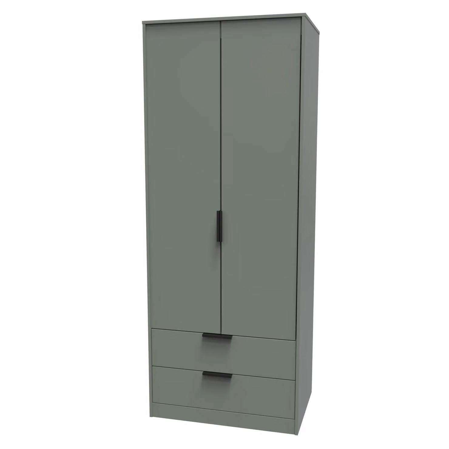 Ready Assembled 2 U Fuji 2 Door 2 Drawer Wardrobe in Pale Green – 2