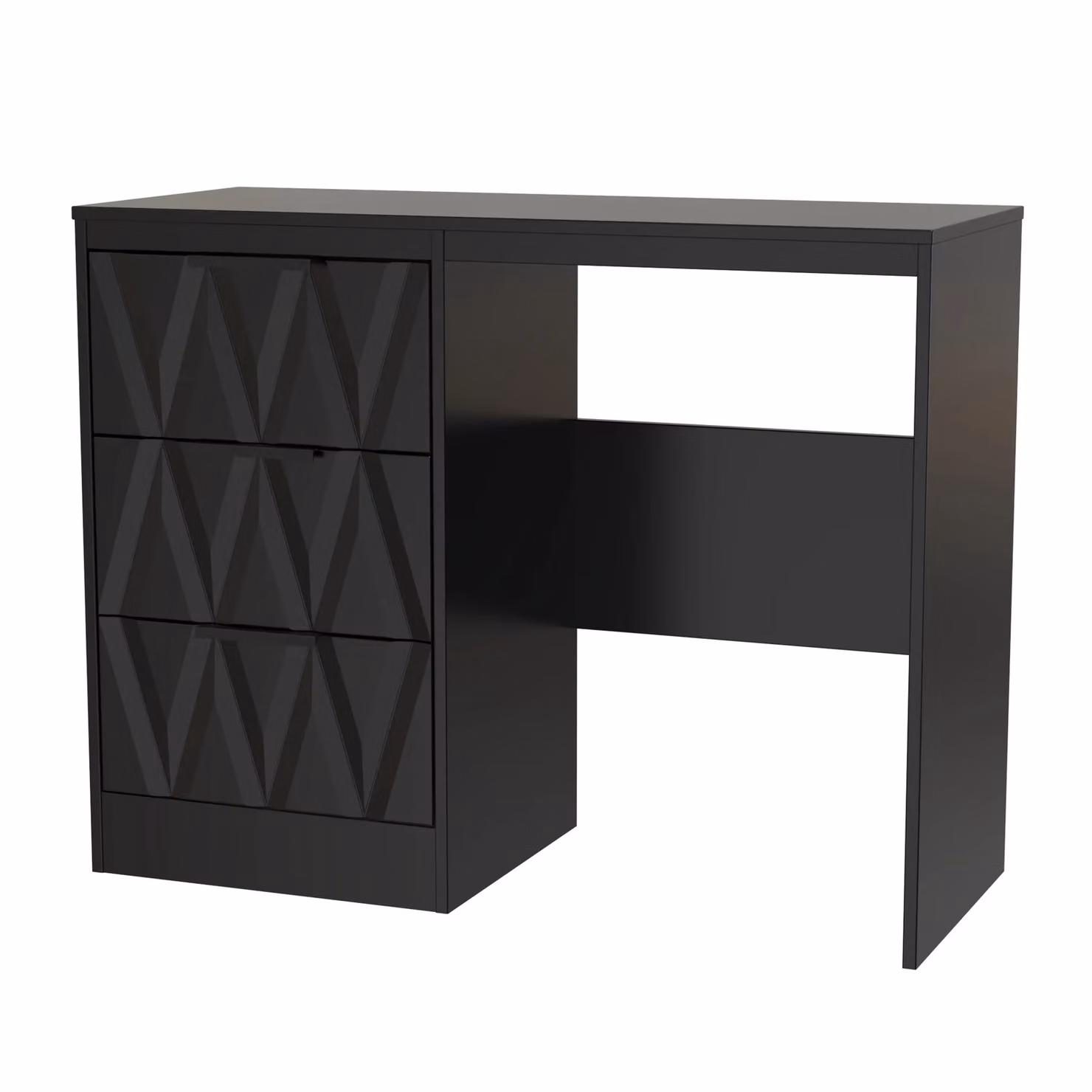 Ready Assembled 2 U Washington 3 Drawer Vanity in True Black – 2
