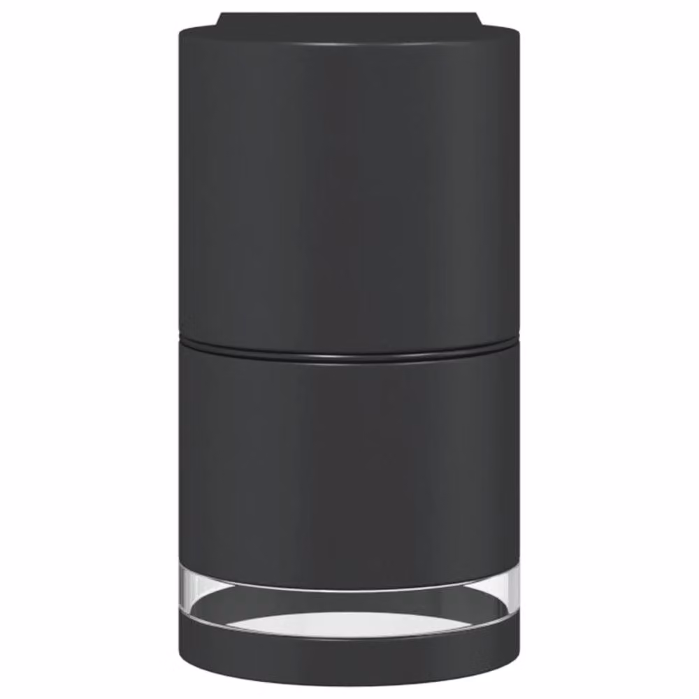 Berkfield Home Set of 2 Black Modern Outdoor Wall Lights in Die-cast Aluminium – 3