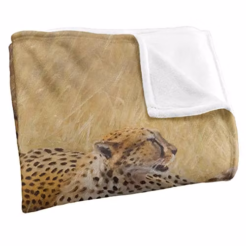 Wild Wings African Cats 2 Silky Touch Super Soft Fleece Throw Blanket, Multicolour, W: 152 cm, D: 127 cm – 2