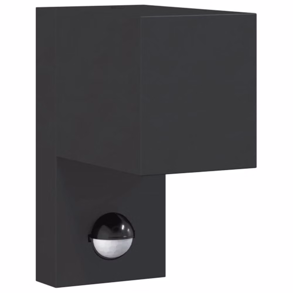 Berkfield Home Black Die-cast Aluminium Outdoor Wall Light with Motion Sensor – 2