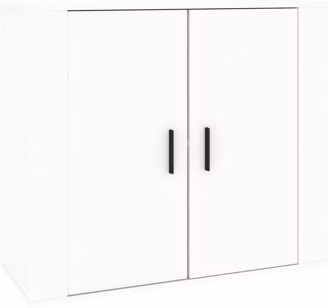 Berkfield Home Modern White Matt Sideboard, W/D/H: 80 x 33 x 70 cm