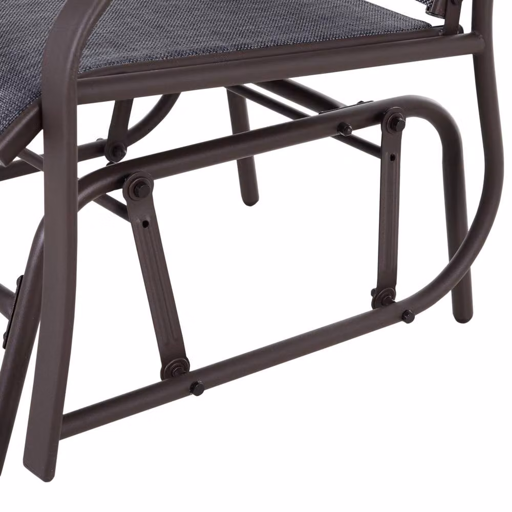 STILVORA Modern Bistro Set with Table and 2 Chairs in Grey Metal and Glass – 4