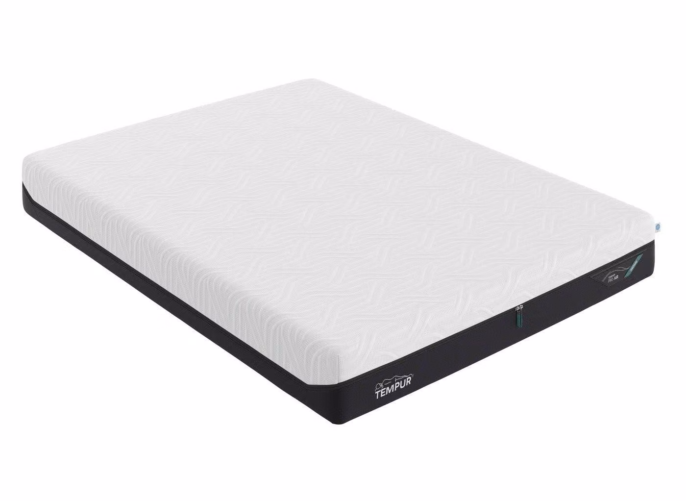 Tempur Pro Air SmartCool Medium Viscoelastic Foam Mattress with Temperature Regulation and Removable White Cover