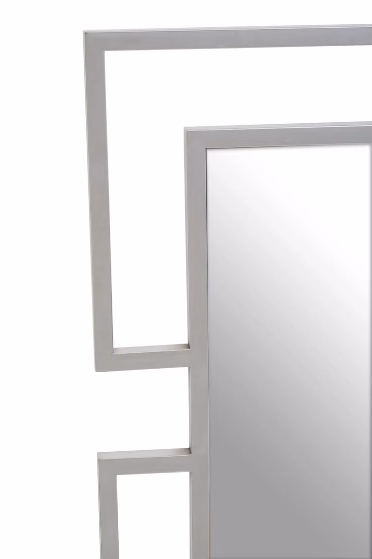 Orsina Allure Small Rectangular Wall Mirror in Silver