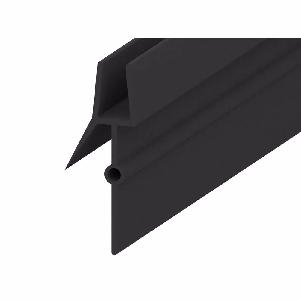 NESTLUNE Black Plastic Shower Screen Seal Strip for 4-6mm Glass – 3