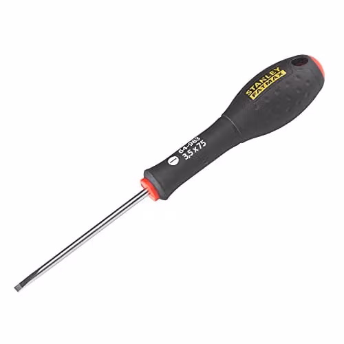 Stanley FatMax Parallel Tip Screwdriver, Black and Red