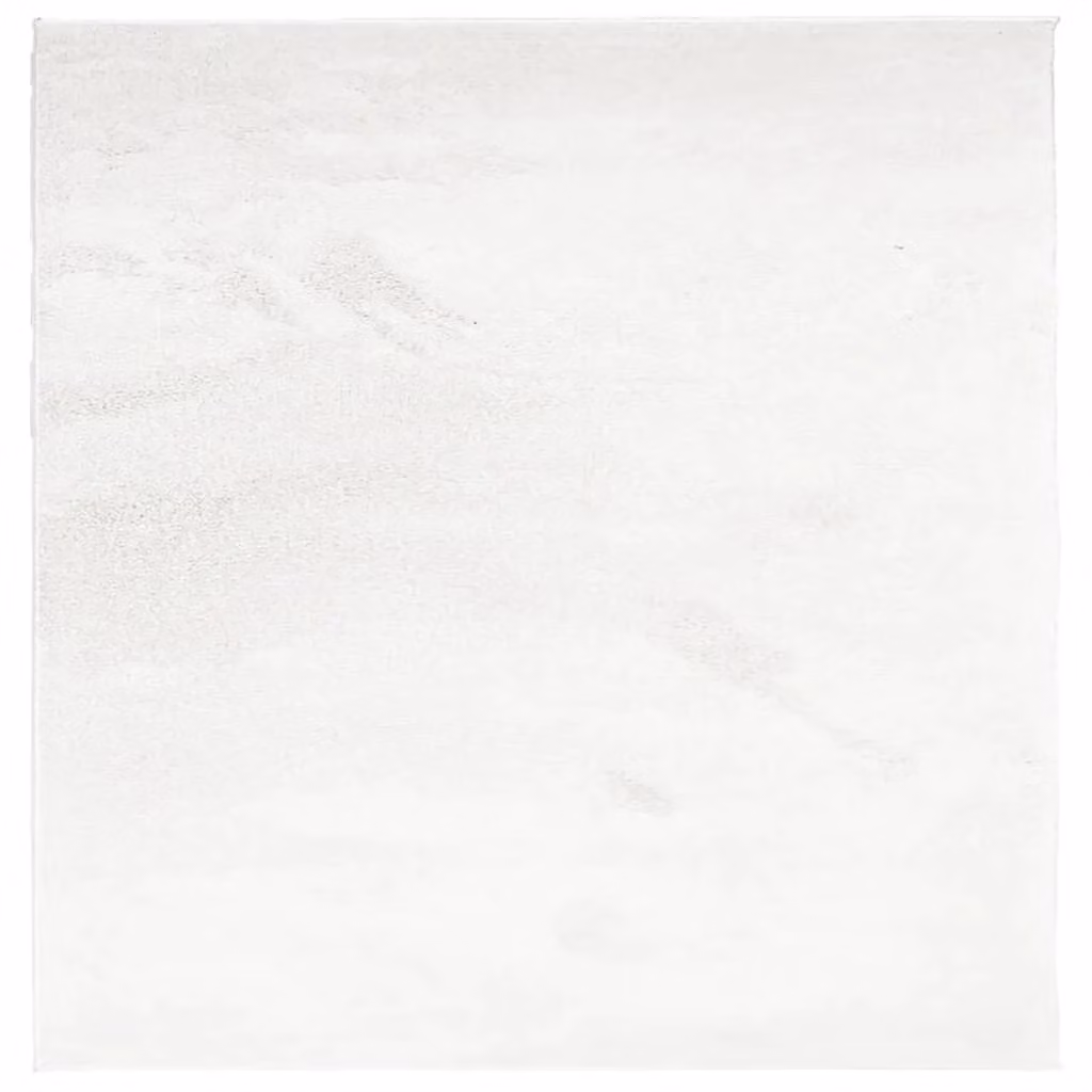 Berkfield Home Oviedo Short Pile Square Rug in Cream/Beige, W/D/H: 120 x 120 cm – 1