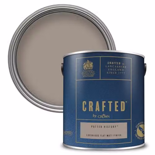 Crown Crafted Matt Emulsion Paint in Warm Rich Beige, 2.5L