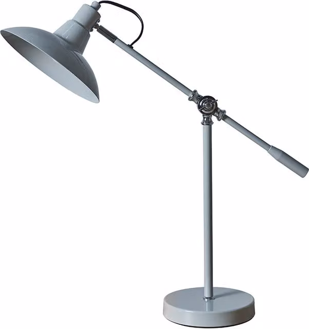 ValueLights Civic Adjustable LED Table Lamp in Grey