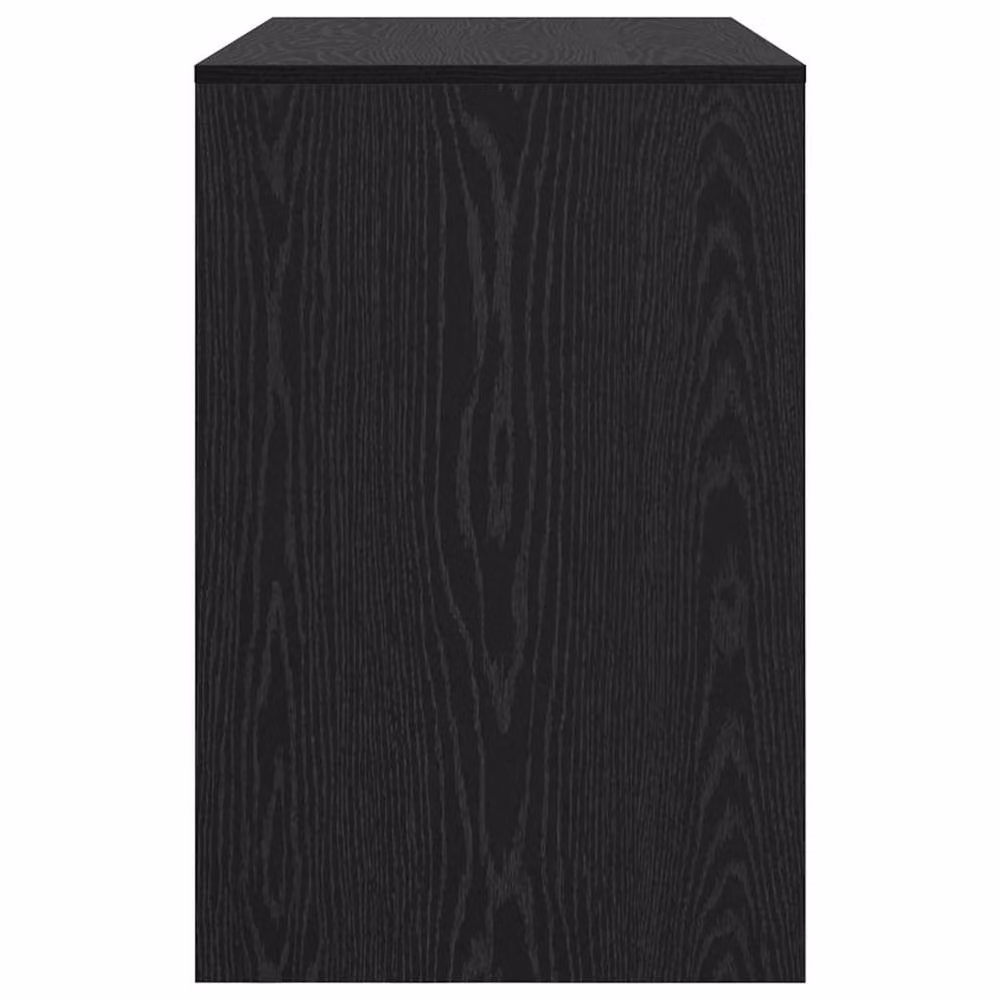 Berkfield Home Compact Writing Desk in Black Oak Engineered Wood – 4