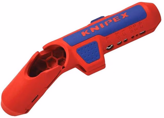 Knipex Ergostrip Universal Stripping Tool, Left Handed, Red