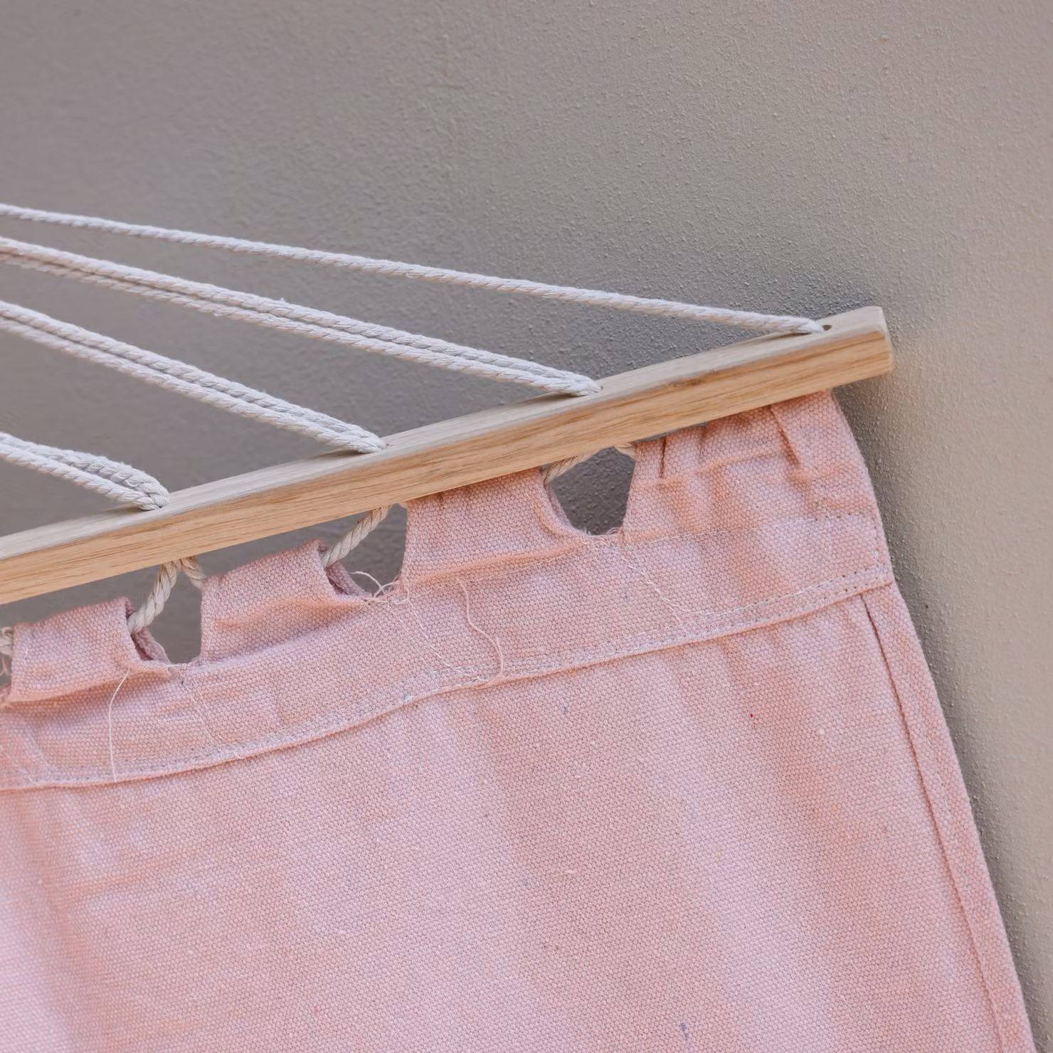 Primrose Pink Cotton Hammock with Treated Hardwood Pine Stand – 3