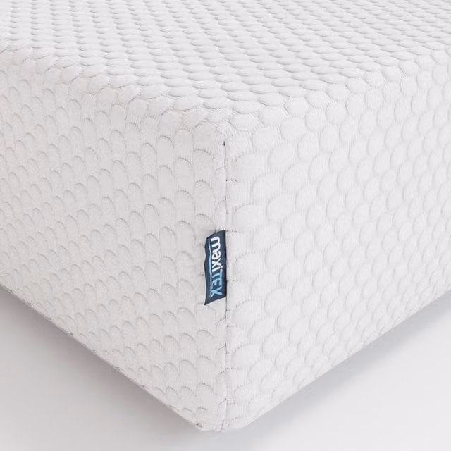 Maxitex Memory 250 Viscoelastic Foam Mattress in White, Single, W/D/H: 90 x 190 cm