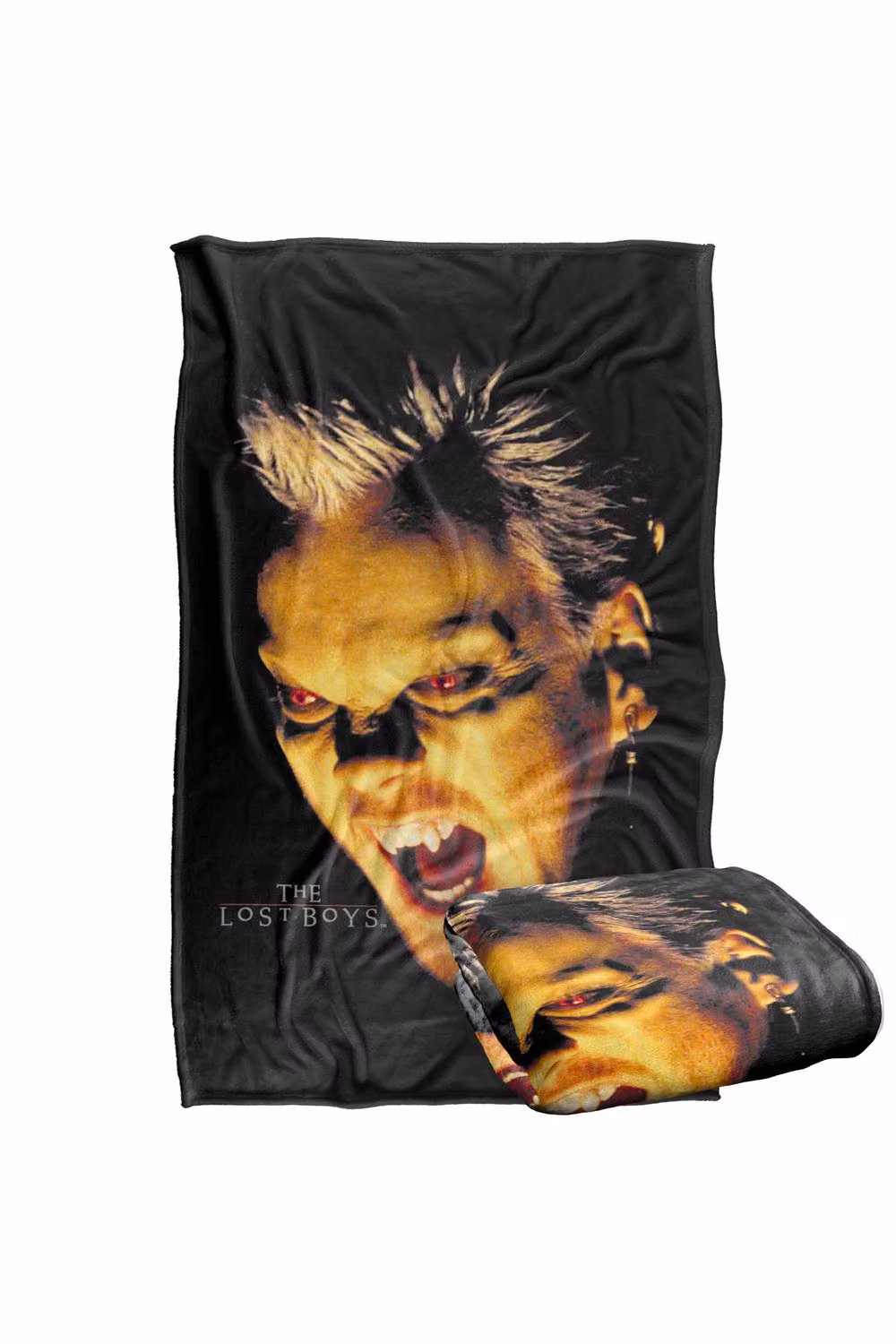 Warner Bros. The Losts Vampire David Large Face Super Soft Silky Touch Throw Blanket, Extra Large, Multicolour and Black – 2