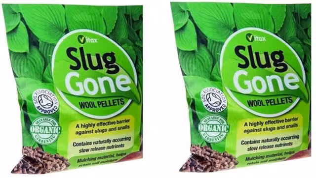 Vitax Slug Gone Wool Pellets Mechanical Slug Repellent, 1 l