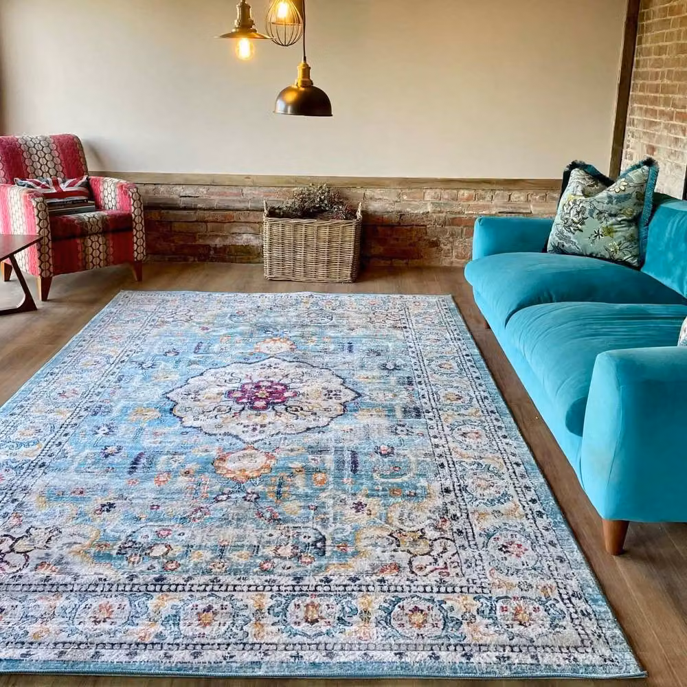 THE RUGS Multicoloured Vintage Medallion Oriental Rug, W: 200 cm, D: 290 cm – 6