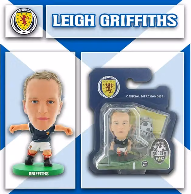 SoccerStarz Scotland Leigh Griffiths Home Kit Mini Figure, Green and Multicolour, Height: 5 cm