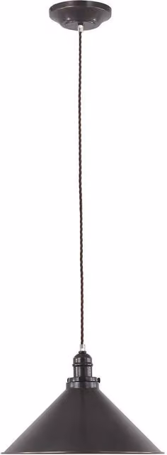 Netlighting Provence Dome Ceiling Pendant Light in Old Bronze and Brown with E27 Fitting