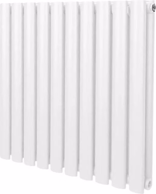 Monstershop Oval Column Radiator in White, W/D/H: 60 x 60 x 60 cm – 1