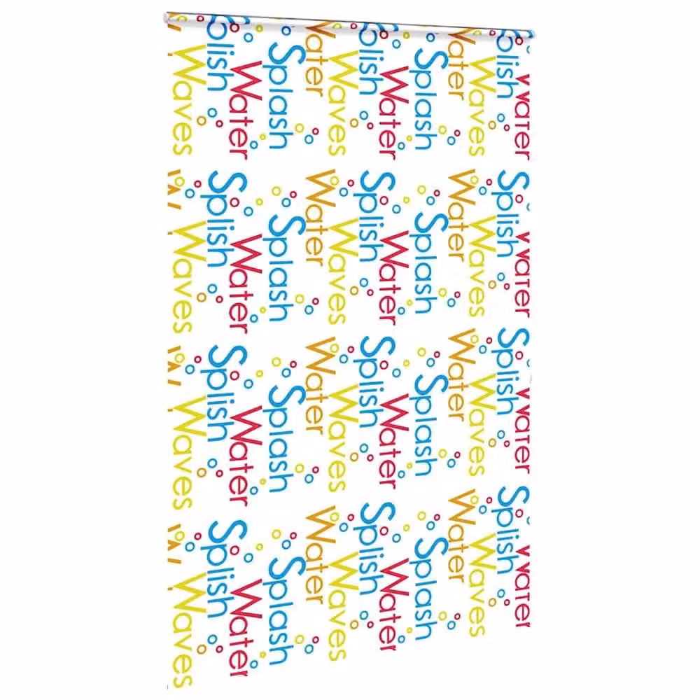 Berkfield Home White Opaque Shower Roller Blind with Cassette, W/H: 150 x 240 cm
