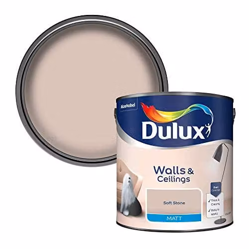 Dulux Matt Dispersion Emulsion Paint in Beige, 2.5 Litres – 1