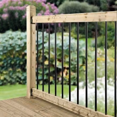 Cheshire Mouldings Traditional Black Powder Coated Iron Balustrade Spindles, 15 Pack, H: 81 cm, Diameter: 1.7 cm – 1